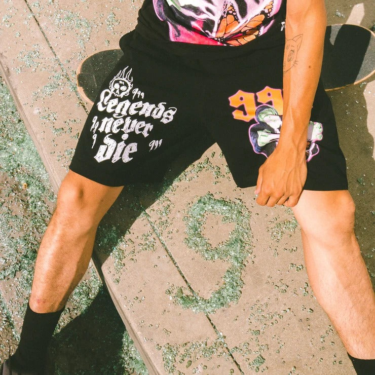 999 Club Never Give Up Shorts