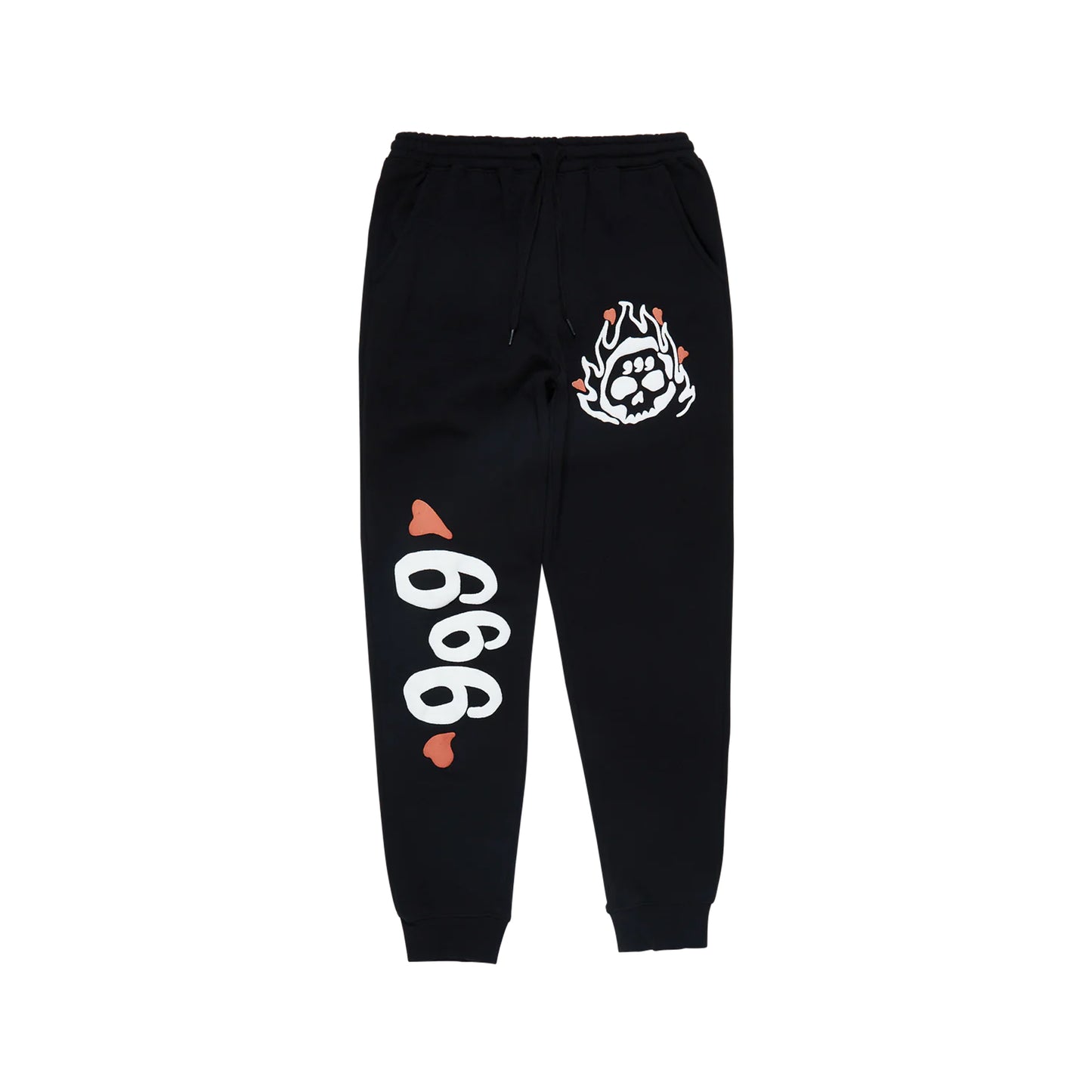 Juice Wrld 999 Burning Hearts Sweatpants